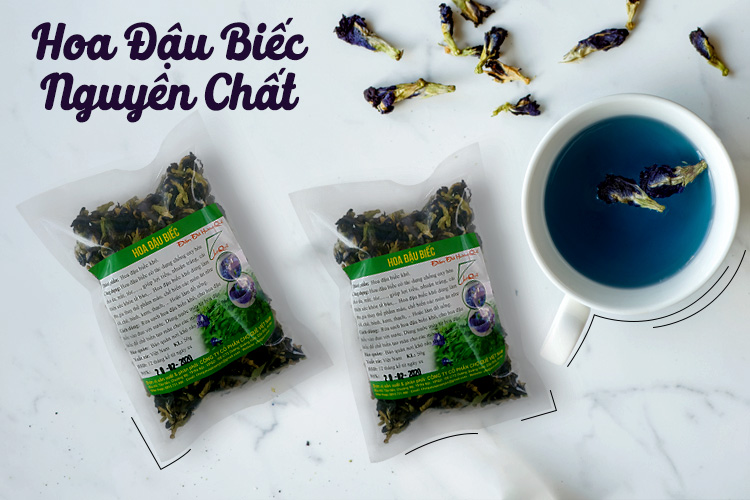 Hoa đậu biếc khô nguyên chất